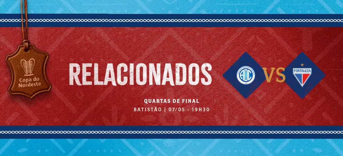 Confiança x Fortaleza: relacionados, horário e onde assistir