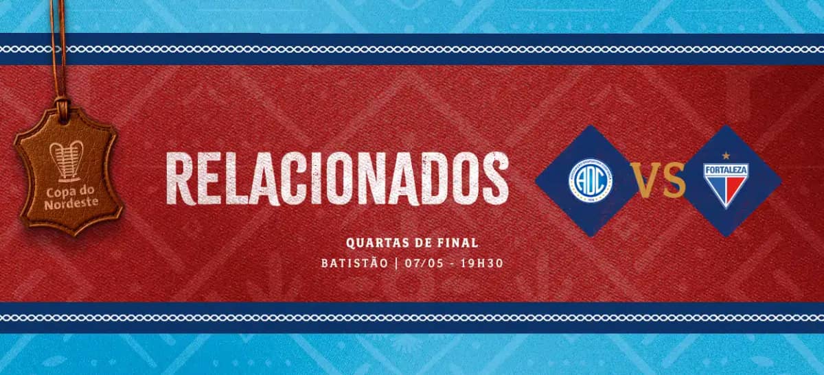 Confiança x Fortaleza: relacionados, horário e onde assistir