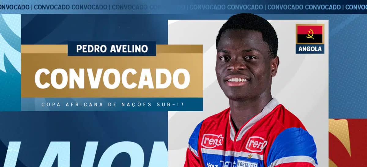 Pedro Avelino, do Fortaleza, é convocado por Angola para Copa Africana Sub-17