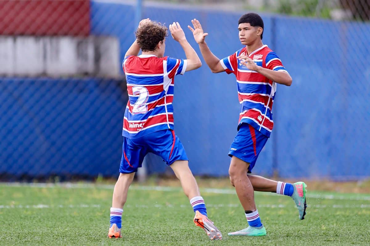 Sub-15: Fortaleza goleia Estação e segue 100% no Campeonato Cearense